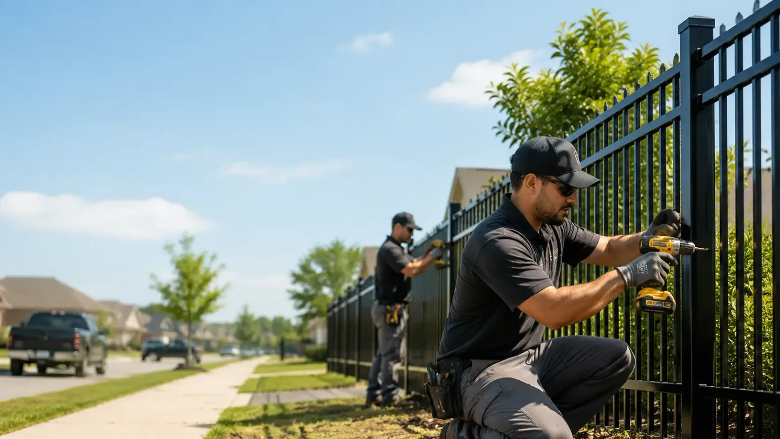 Metal Fence Installation in New Hudson, MI